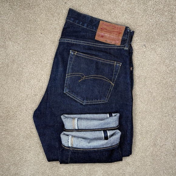 Studio D'Artisan Other - Studio D'Artisan SD-108 Relaxed Tapered Men's 32 (Fits 32.5/29.5) 15oz Denim